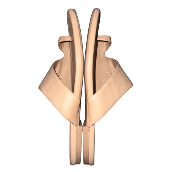 Vince Women’s Tan Leather Toe Loop Minimalist Sandals Size 10 - Picture 6 of 9